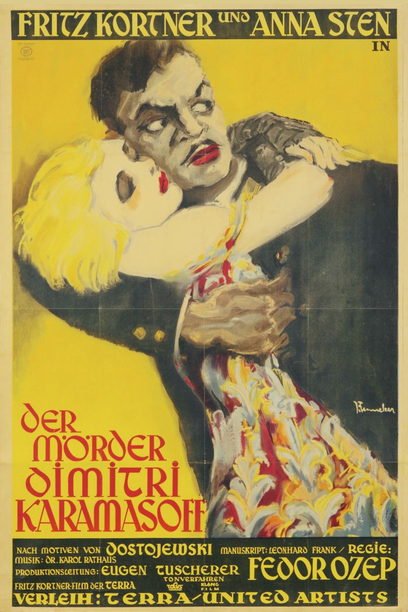 Poster for Der Mörder of Dimitri Karamasoff - 1931