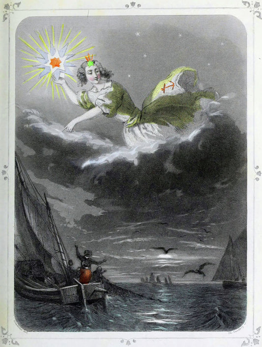 Star of the Sea From Les Etoiles by JJ Grandville