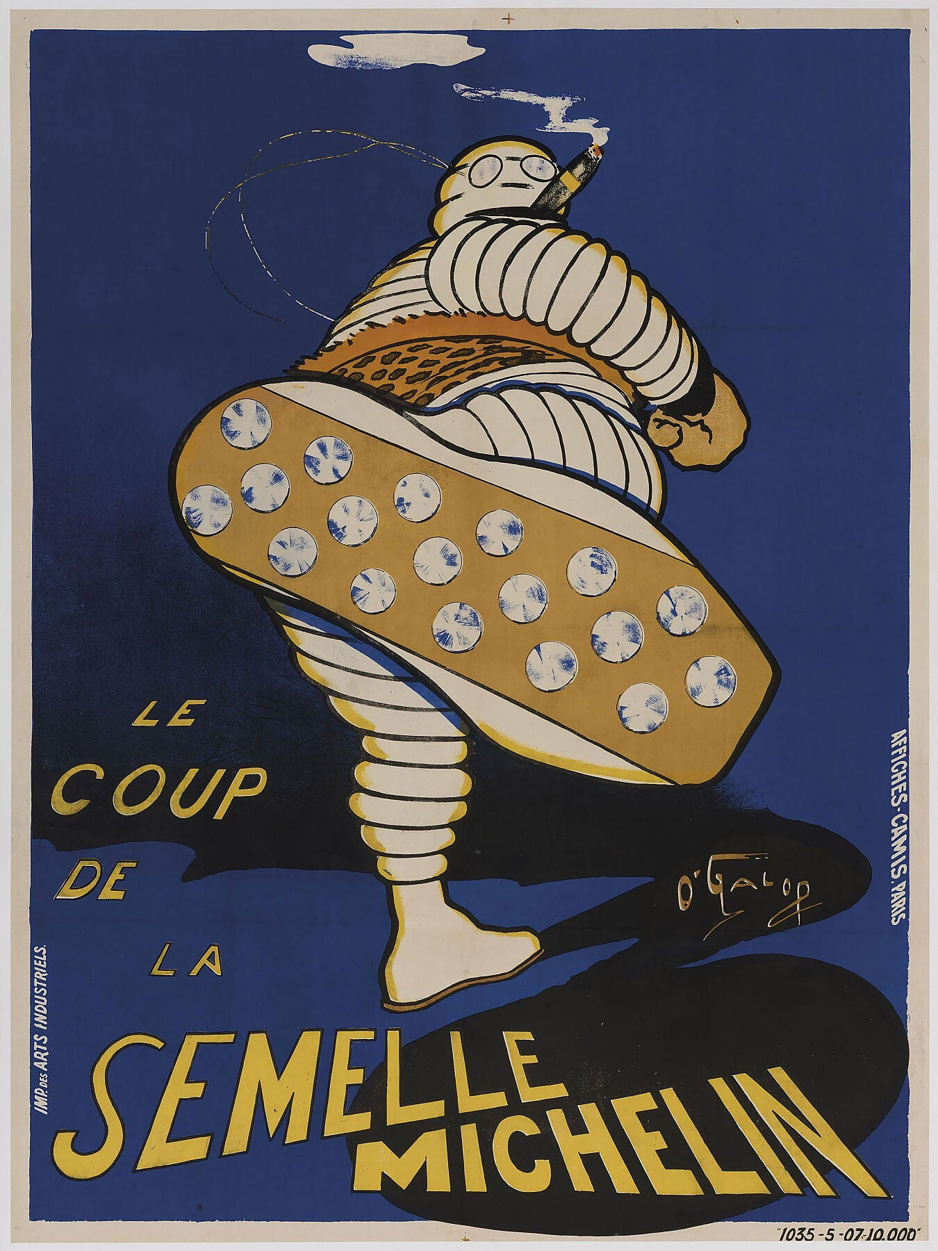 Le Coup De La Semelle Michelin by O'Galop (Marius Rossilllon) - 1905