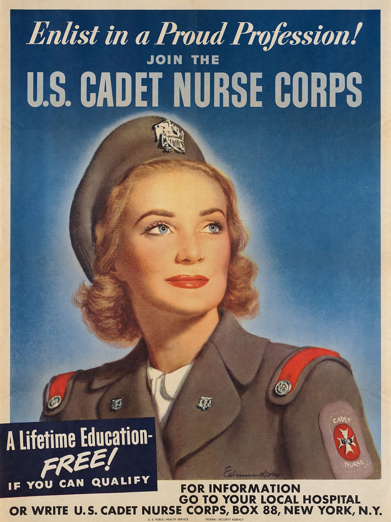 Enlist in a Proud Profession - Edmundson, Carolyn Moorhead, c.1944-