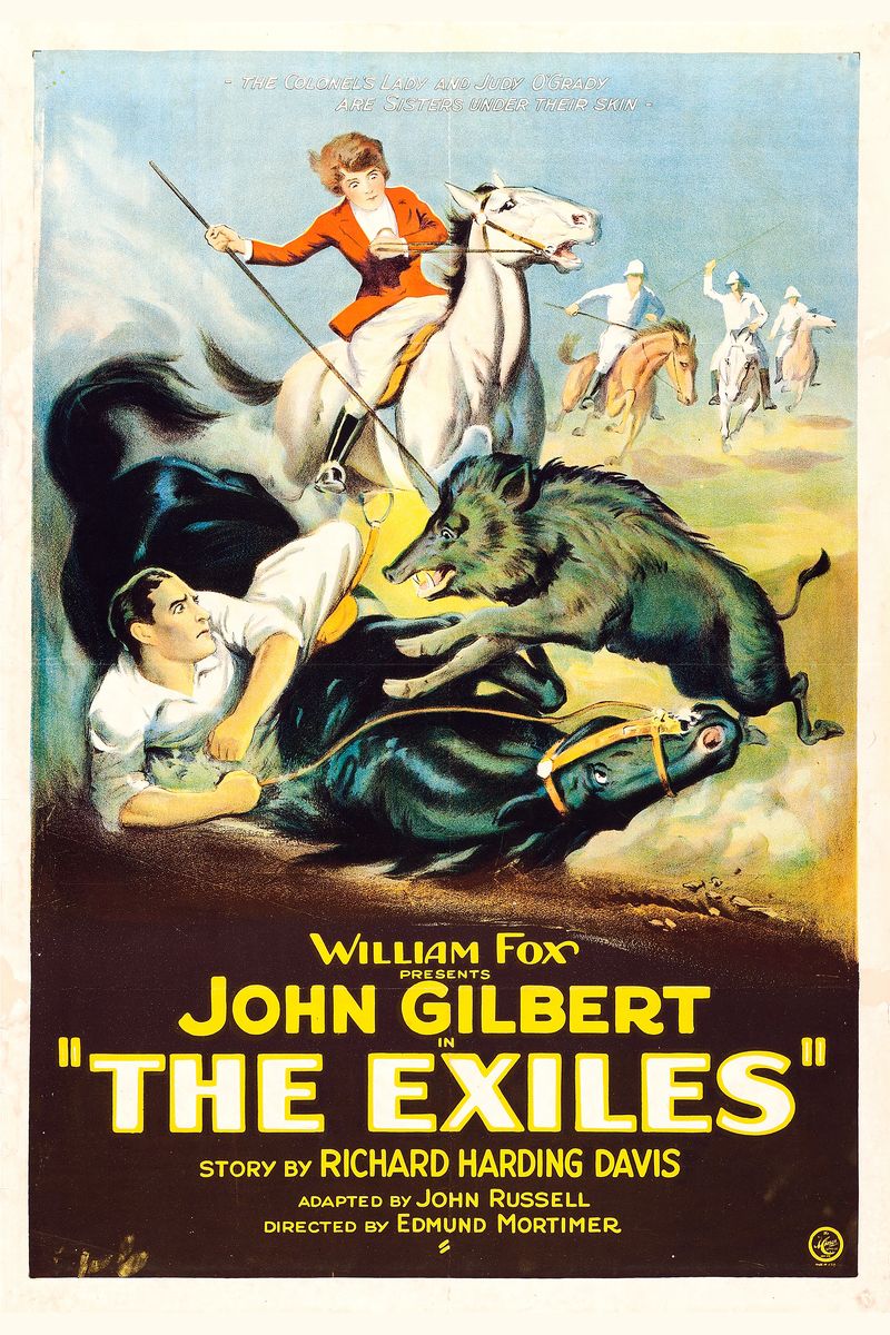 Poster for the Movie 'The Exiles' - 1923