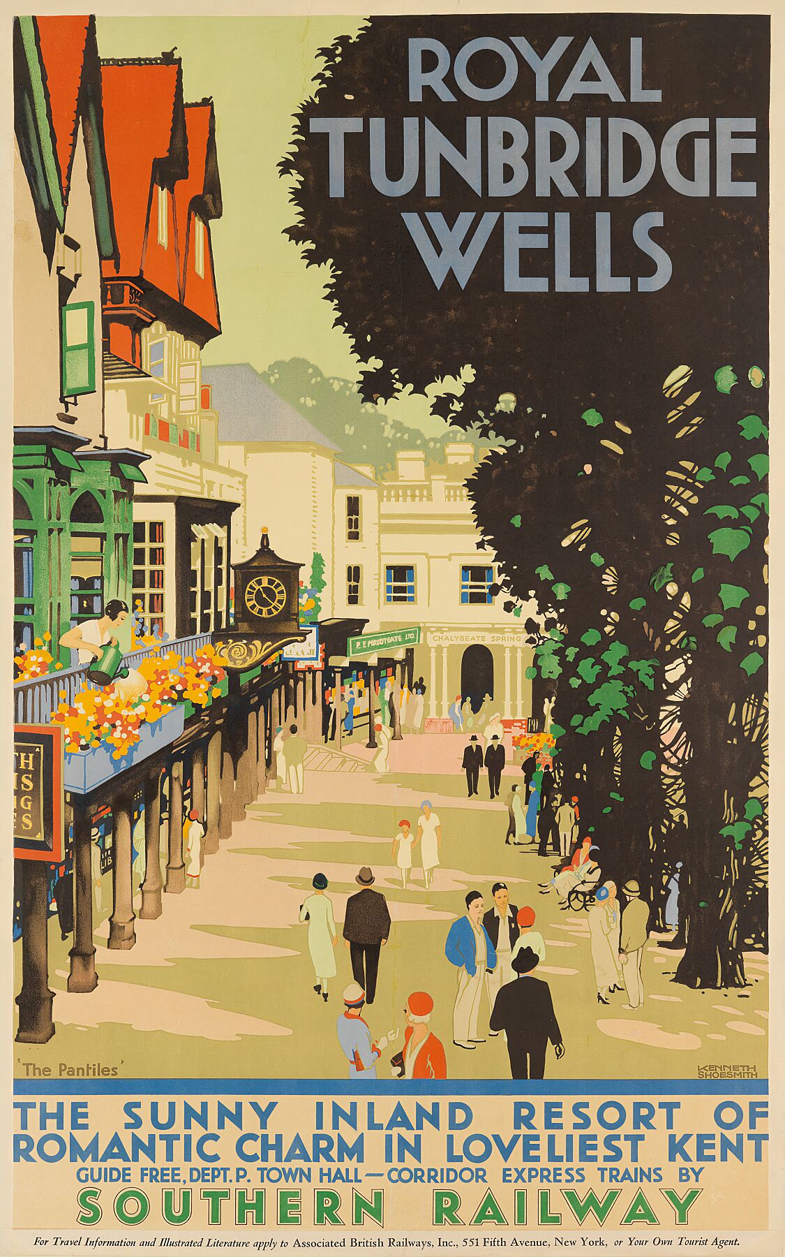 Royal Tunbridge Wells by Kenneth Shoemsith - 1939 
