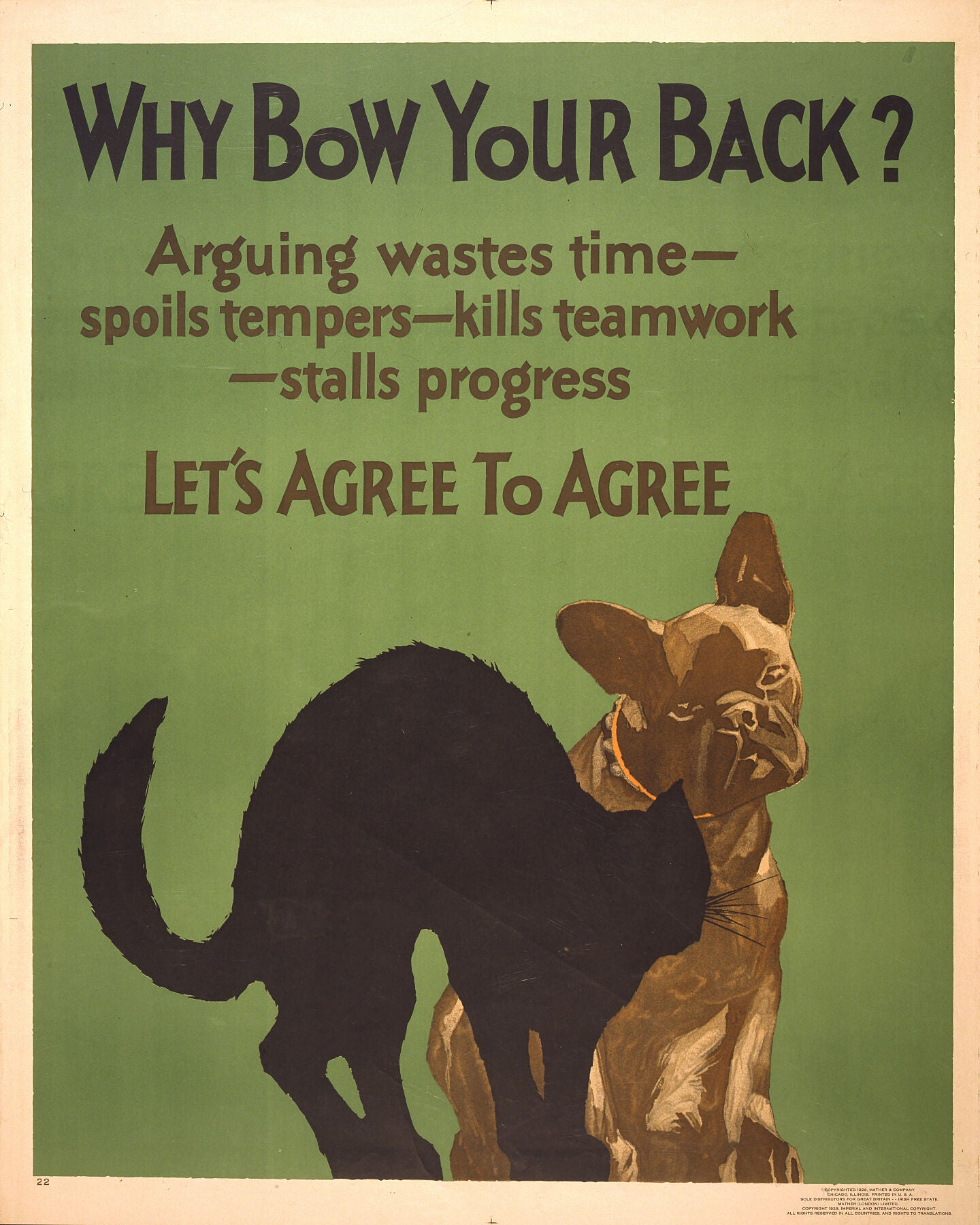 'Why Bow Your Back?'  - Chicago, by Willard Frederic Elmes - 1929