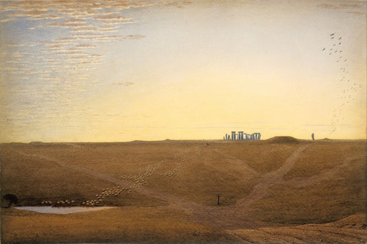 Stonehenge at Twilight by William Turner of Oxford - c.1840