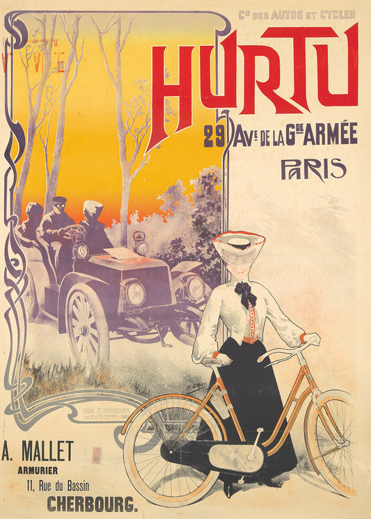 Ciclos Hurtu Cherburgo - c. 1899 