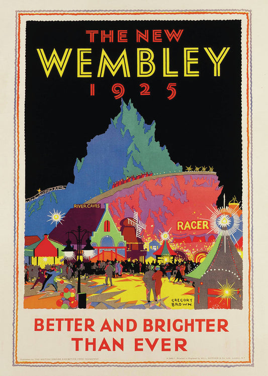 Le Nouveau Wembley de Gregory F. Brown - 1925 