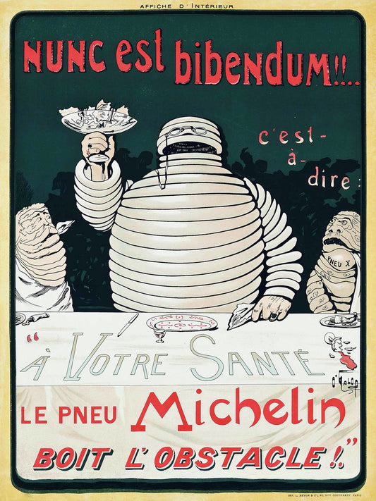 Michelin Poster by O'Galop (Marius Rossillon) -  c.1898