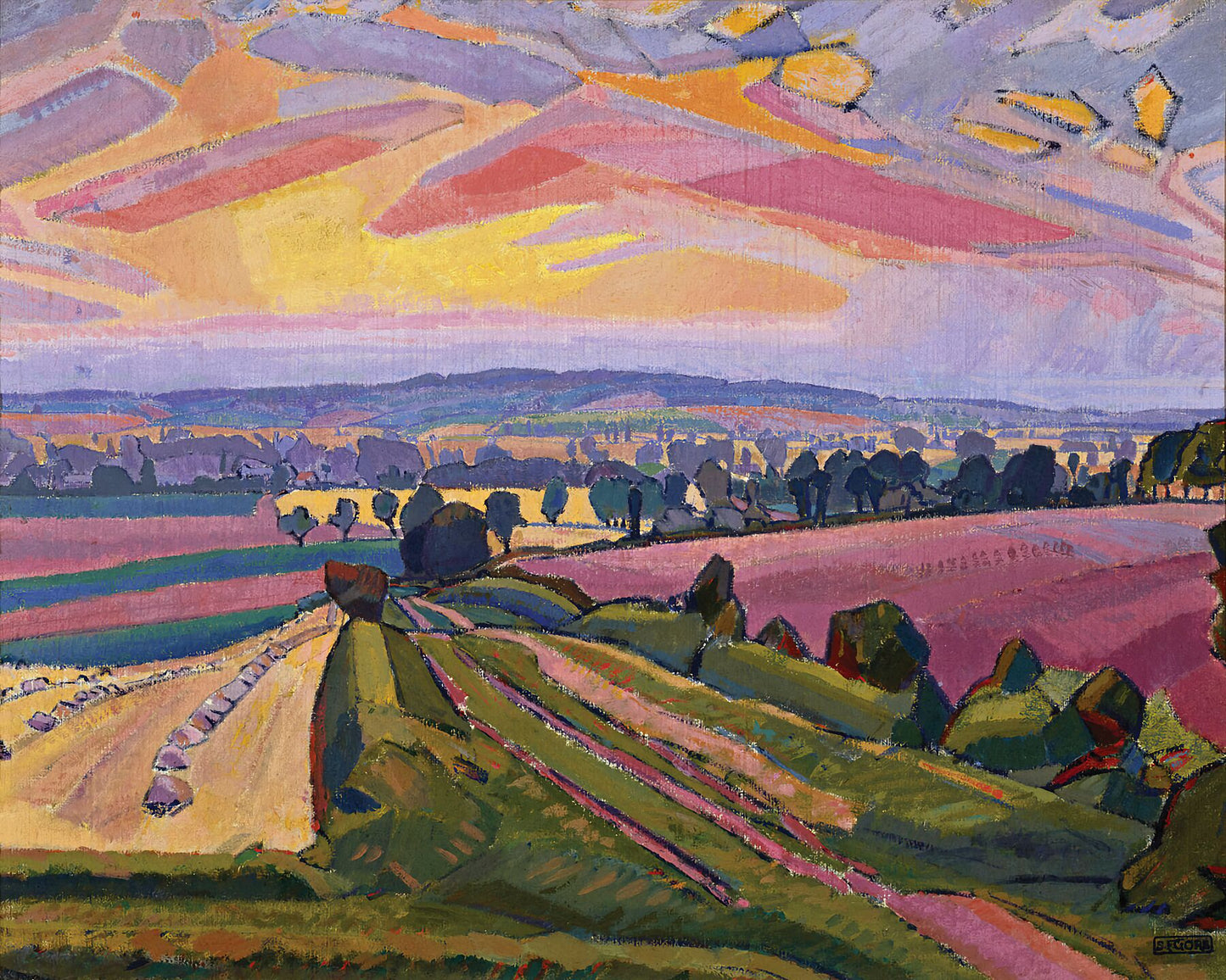 The Icknield Way by Spencer Gore - 1912