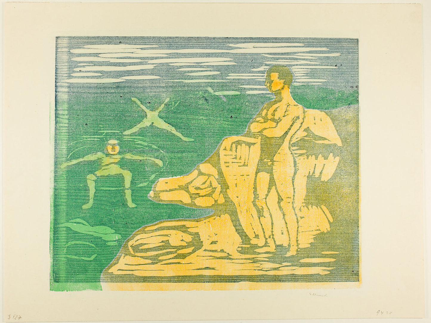 Boys Bathing by Edvard Munch - 1899