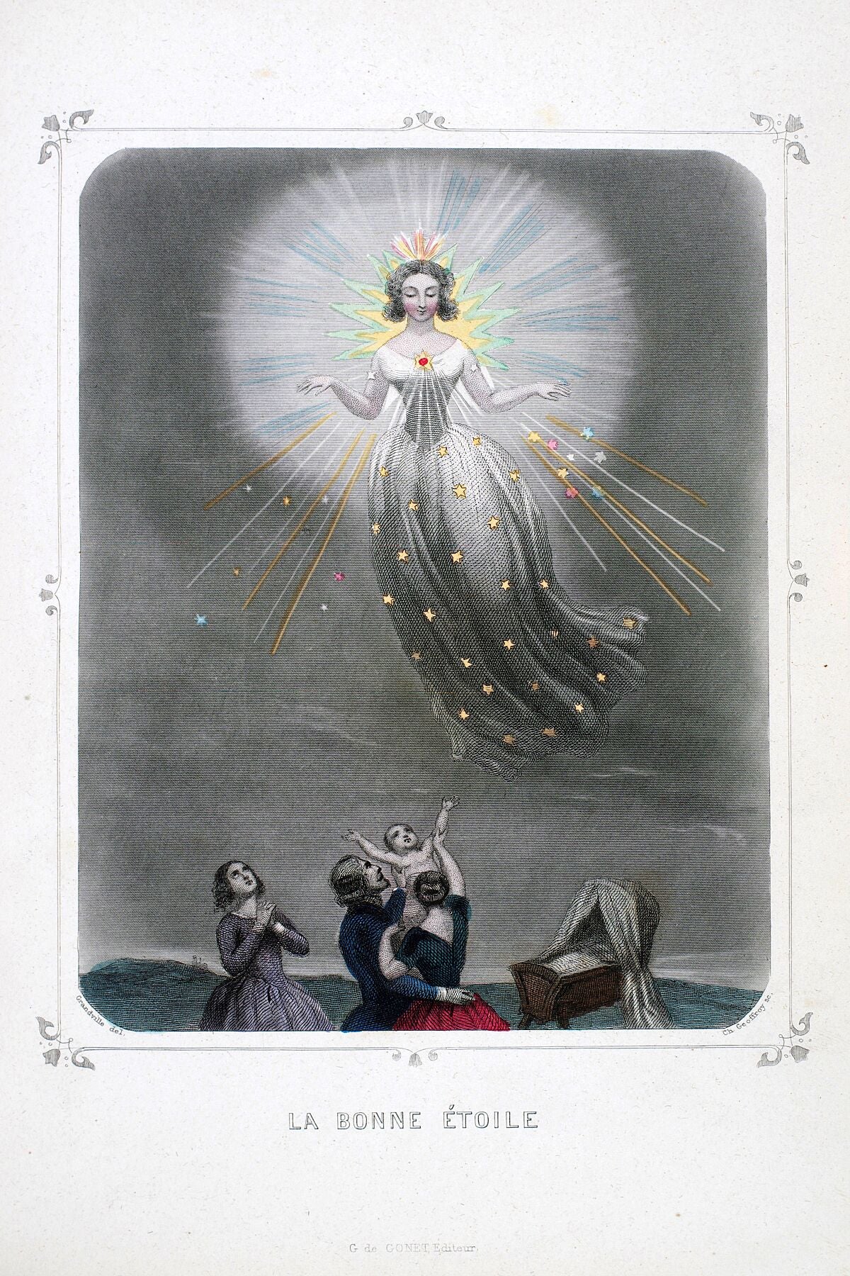 La Bonne Etoile by JJ Grandville - 1849