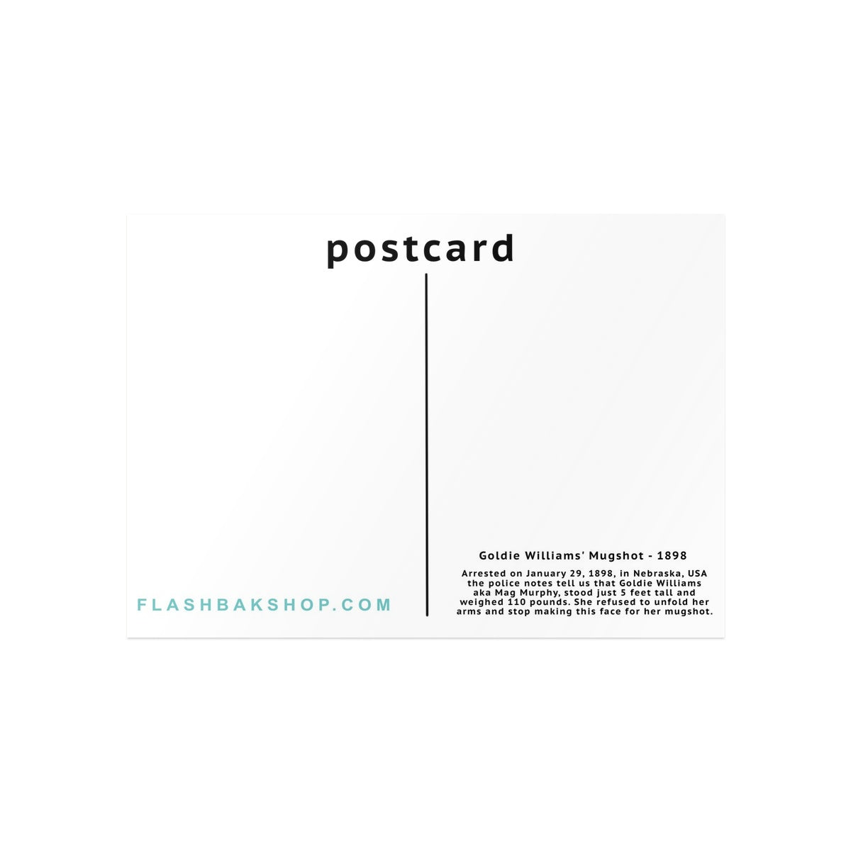 Goldie Williams - Postcard