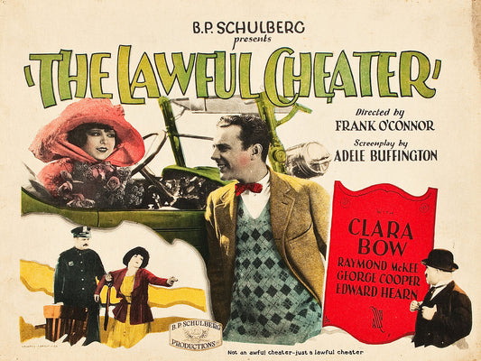 The Lawful Cheater, Lobby Card - 1925 