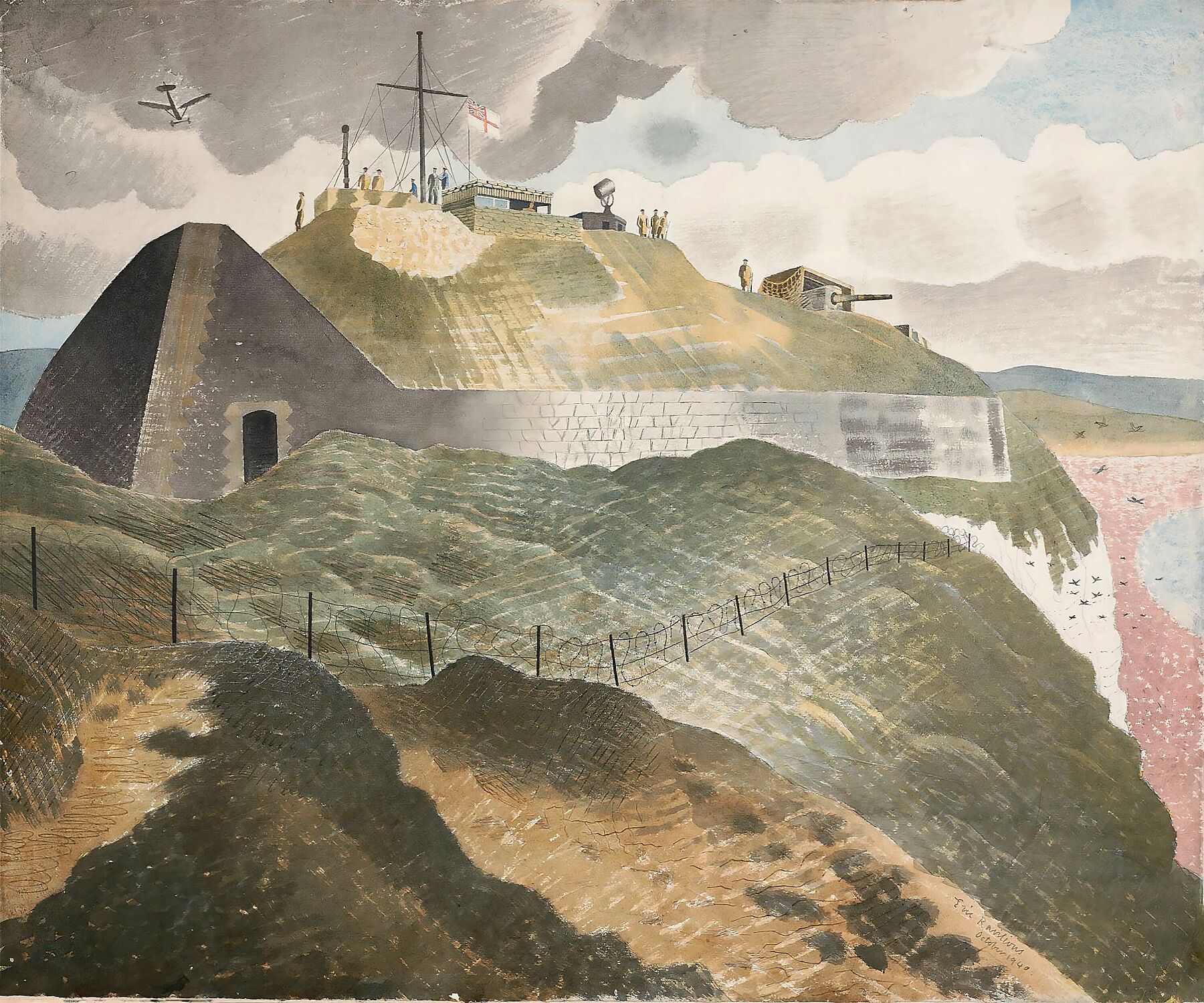 Coastal Defences by Eric Ravilious - 1940 – Flashback Shop