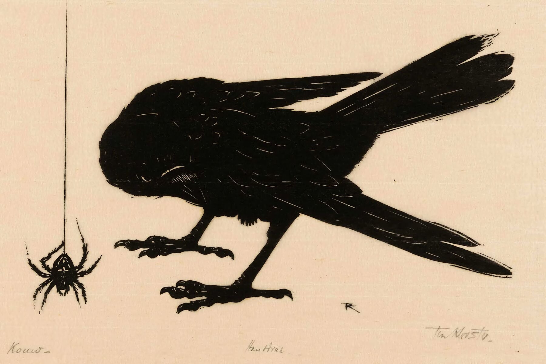 Jackdaw by Johannes Frederik Engelbert ten Klooster - 1922