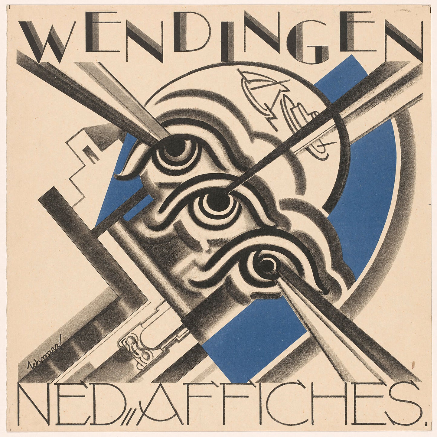 Omslagontwerp Voor Wendingen by Mommie Schwarz - 1931