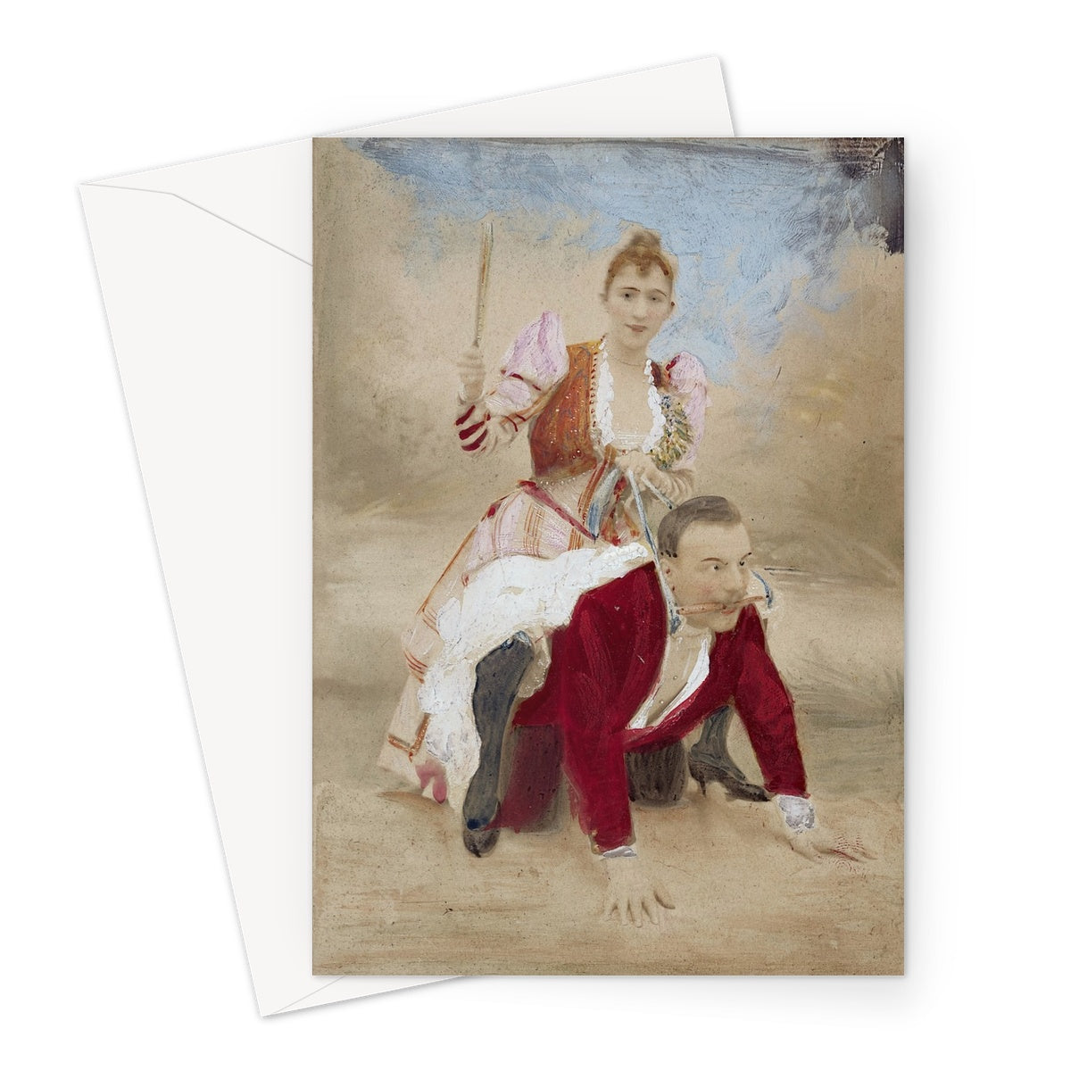 Richard Freiherr von Krafft-Ebing, c. 1886 - Valentine Greeting Card