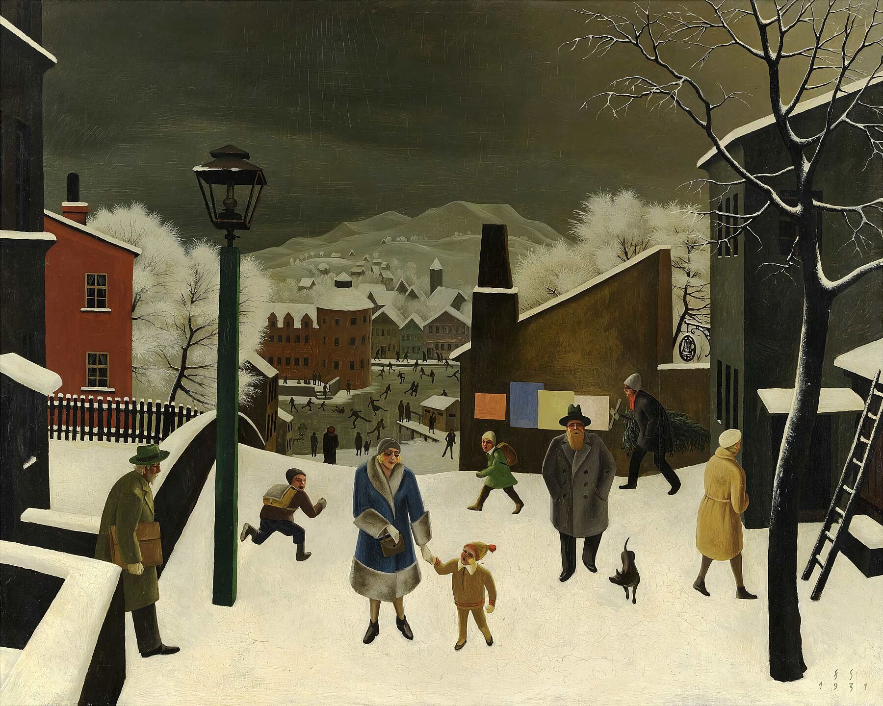 Industrial Landscape by Franz Sedlacek - 1934