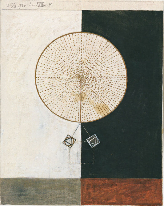 No. 5, Series VII, by Hilma af Klint - 1920