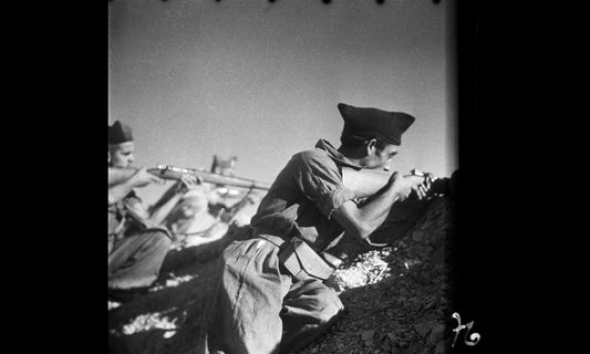 Republicans Fire Weapons on the Cordoba Front by Gerda Taro - September 1936