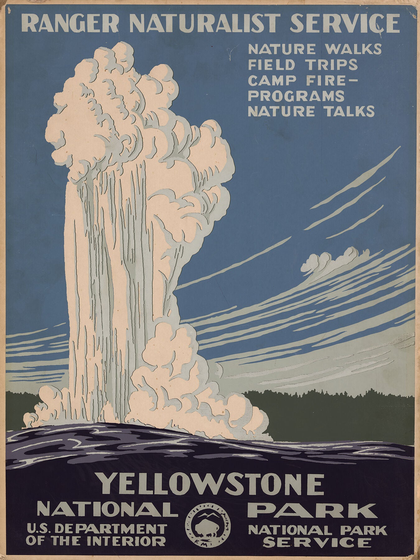 Yellowstone National Park by C. Don Powell,- ca. 1938