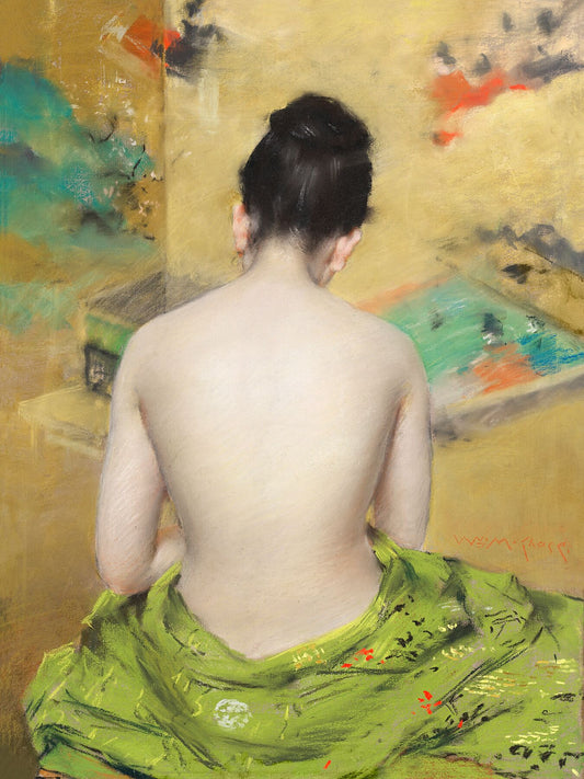Study of Flesh Color and Gold by William Merritt Chase - 1888