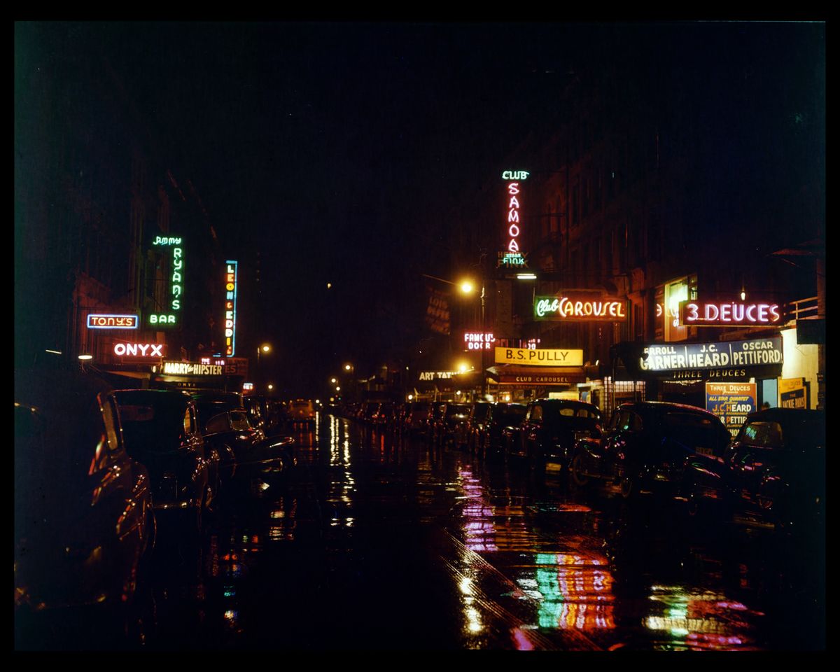 52nd Street, New York City by William Gottlieb - 1948