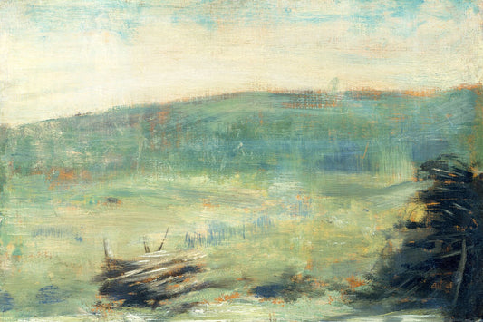 Landscape at Saint-Ouen Georges Seurat - c.1887
