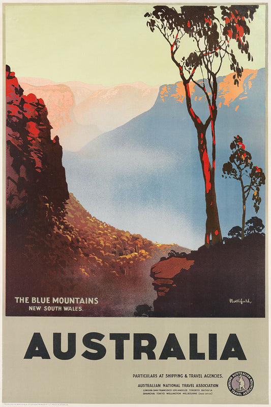 The Blue Mountains by James Northfield - Circa 1930s
