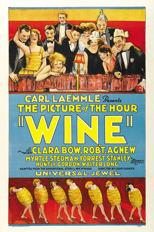Cartel de la película 'Vino' - 1924 