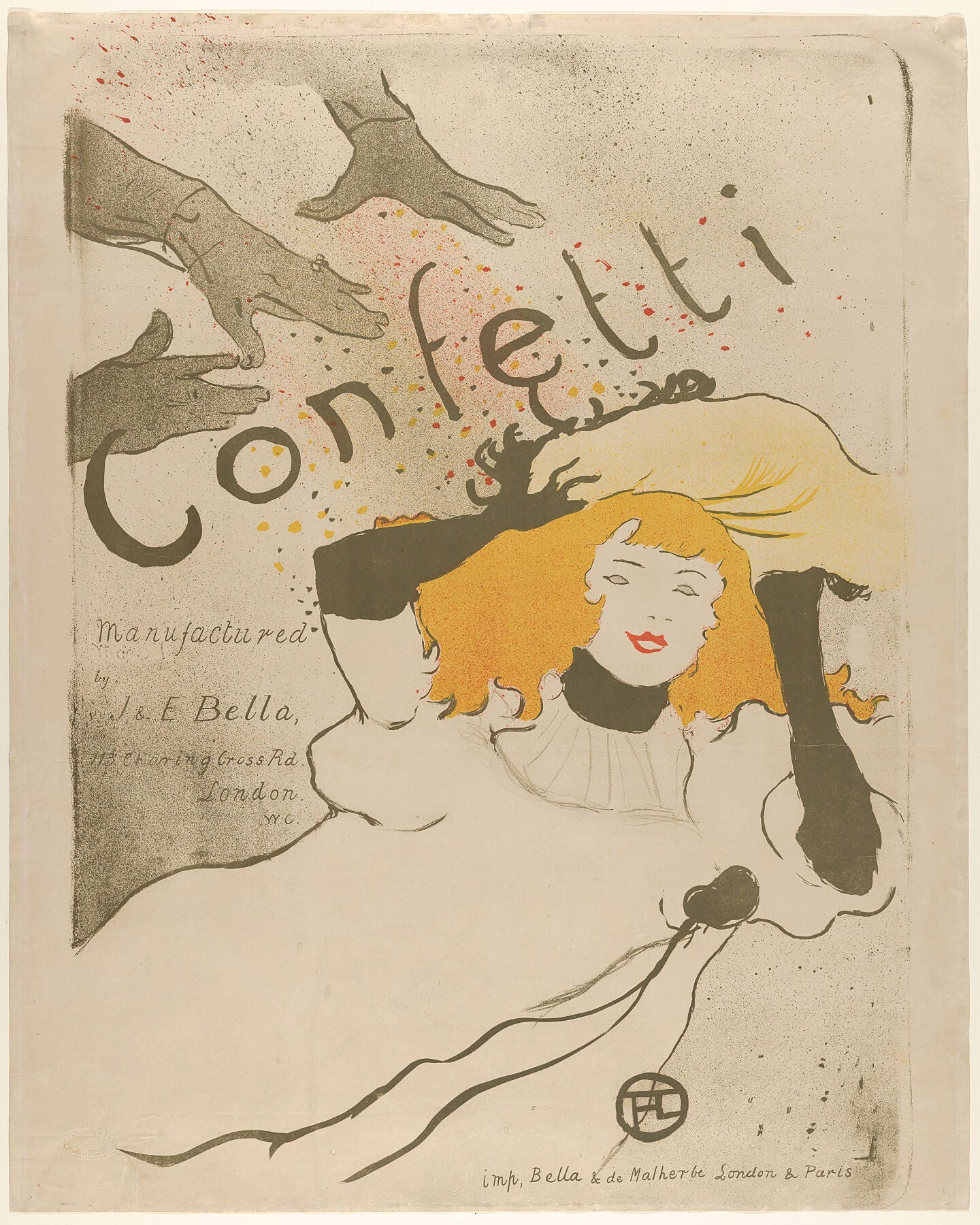 Confetti by Henri de Toulouse-Lautrec - 1894