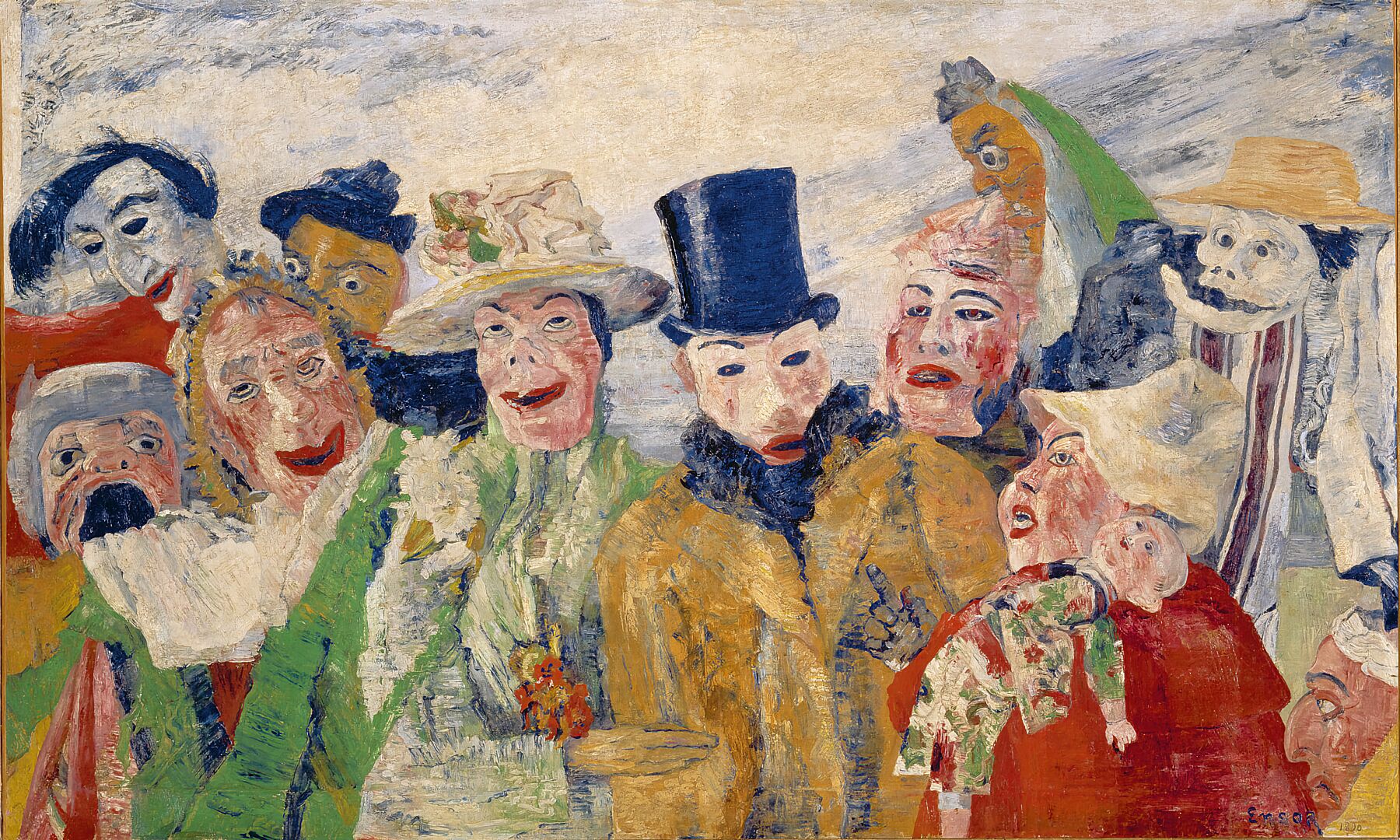 L'Intrigue by James Ensor - 1890