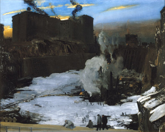 Pennsylvania Station Excavation by George Wesley Bellows - 1907-8