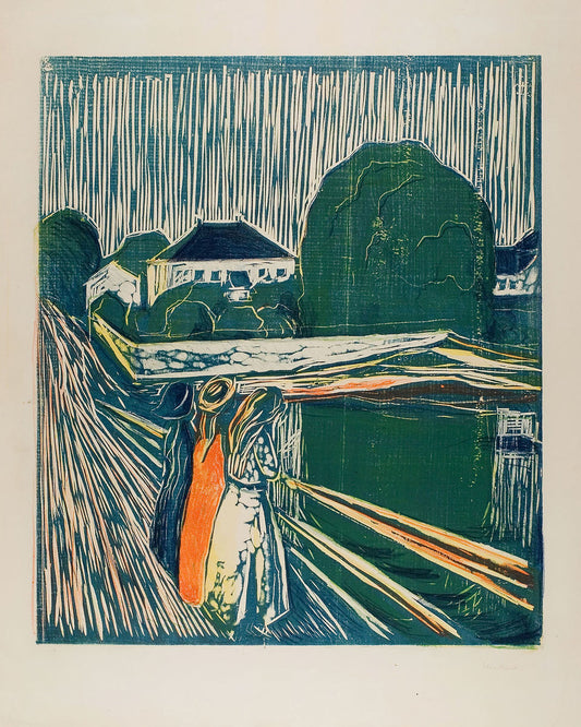 Les Filles sur le pont d'Edvard Munch - 1918