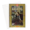 Absenta de Gem Motion Picture Company, 1913 - Tarjeta de felicitación