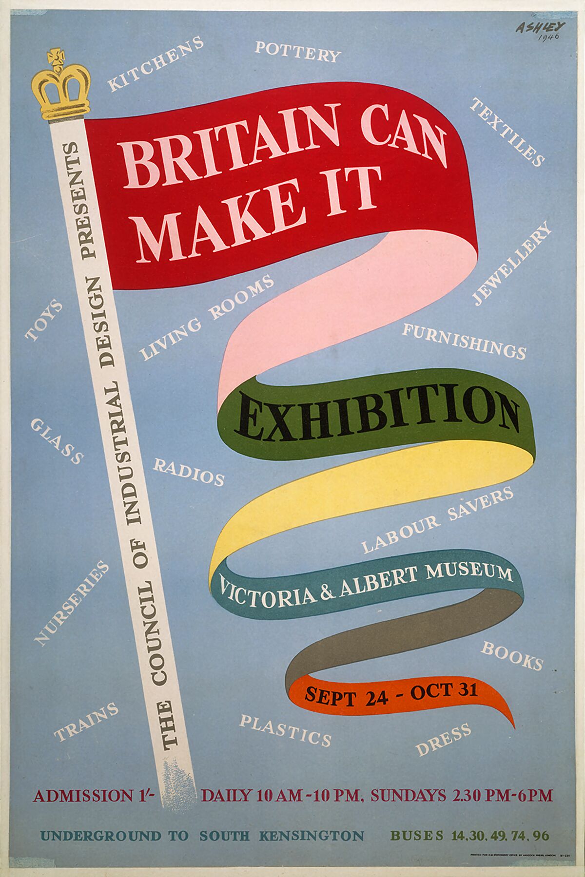 Britain Can Make It by Ashley Havinden for the Council of Industrial Design - 1946