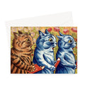 Louis Wain, Three Cats Singing, c. 1925 - Greeting Card