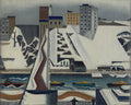 Río Preston Dickinson Harlem antes de 1928