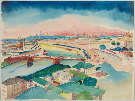 View of Moscow by Wassily Kandinsky c.1915