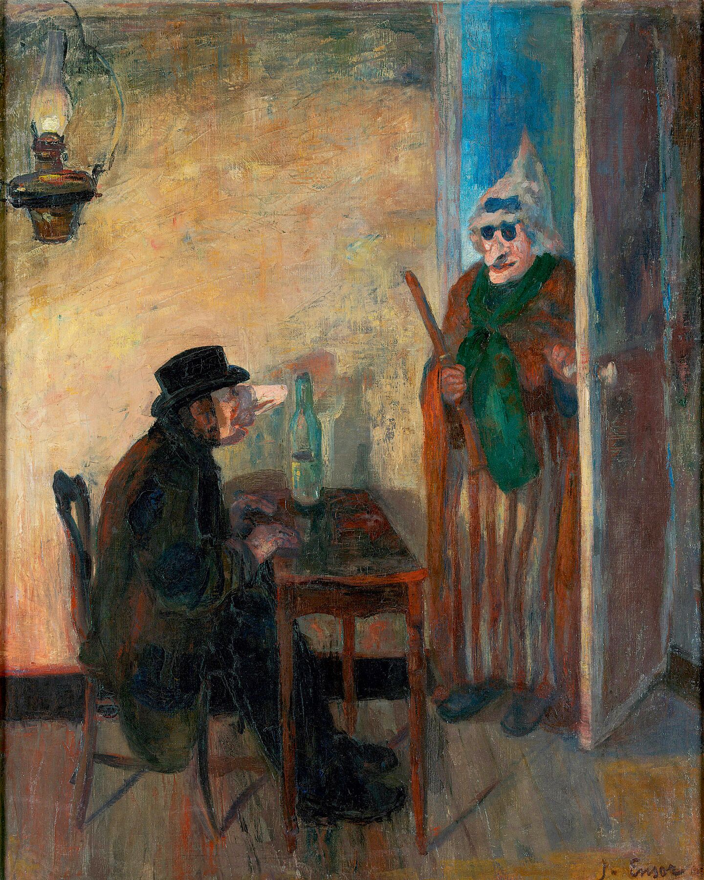 Scandalized Masks by James Ensor - 1883