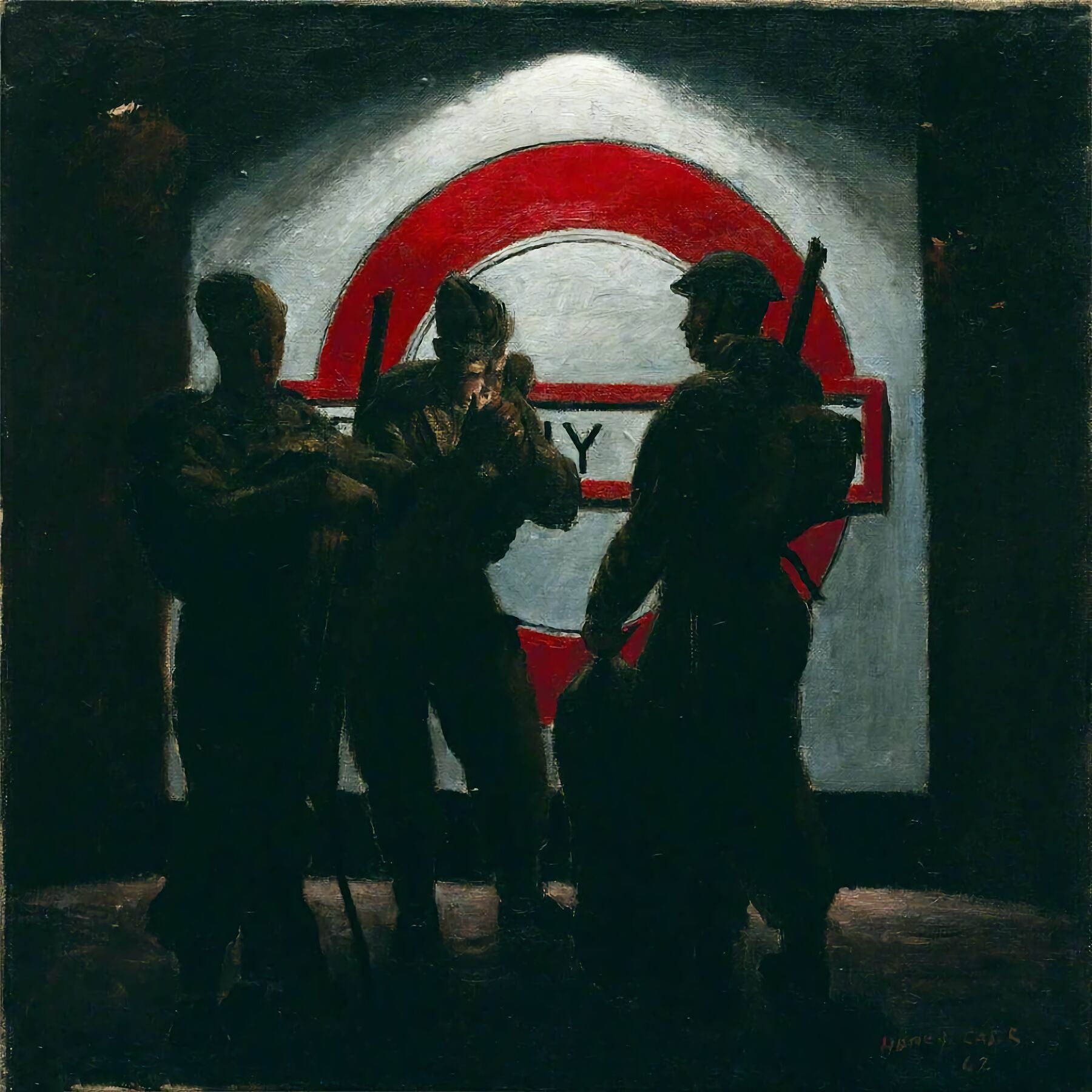 Henry Marvell Carr 'Familiar Silhouettes' 1942