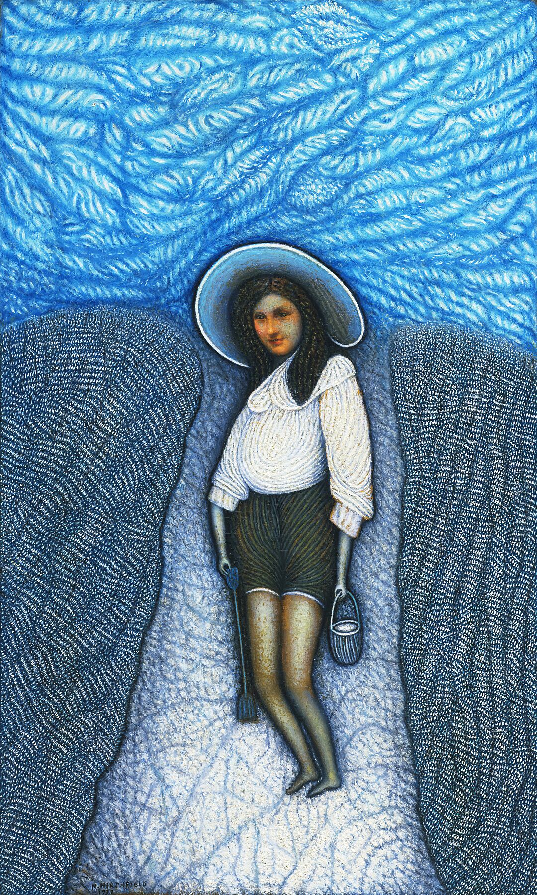 Beach Girl by Morris Hirshfield - 1937