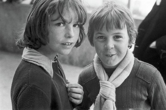 Two Young Football Fans in Manchester by Iain S.P. Reid - circa. 1977