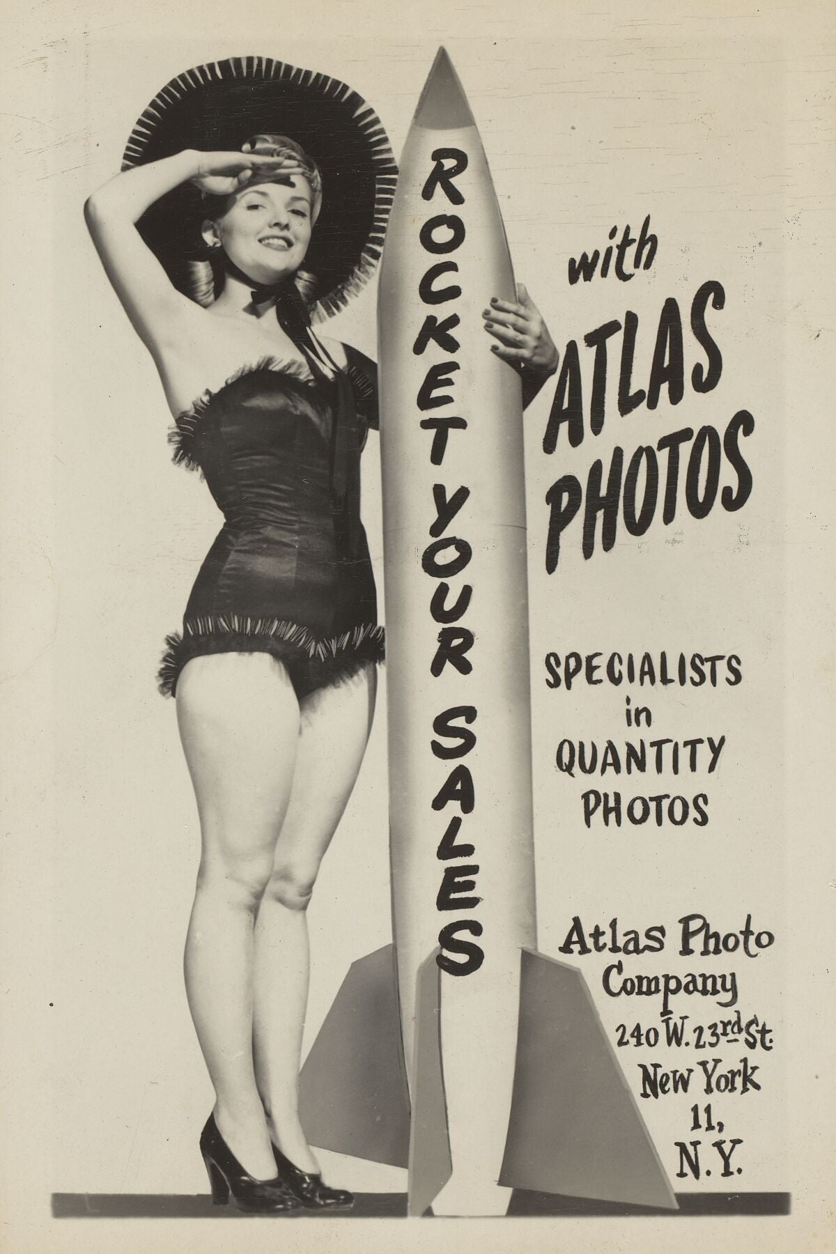 Publicité pour l'Atlas Photo Company, l'Atlas Photo Company - ch. 1956 