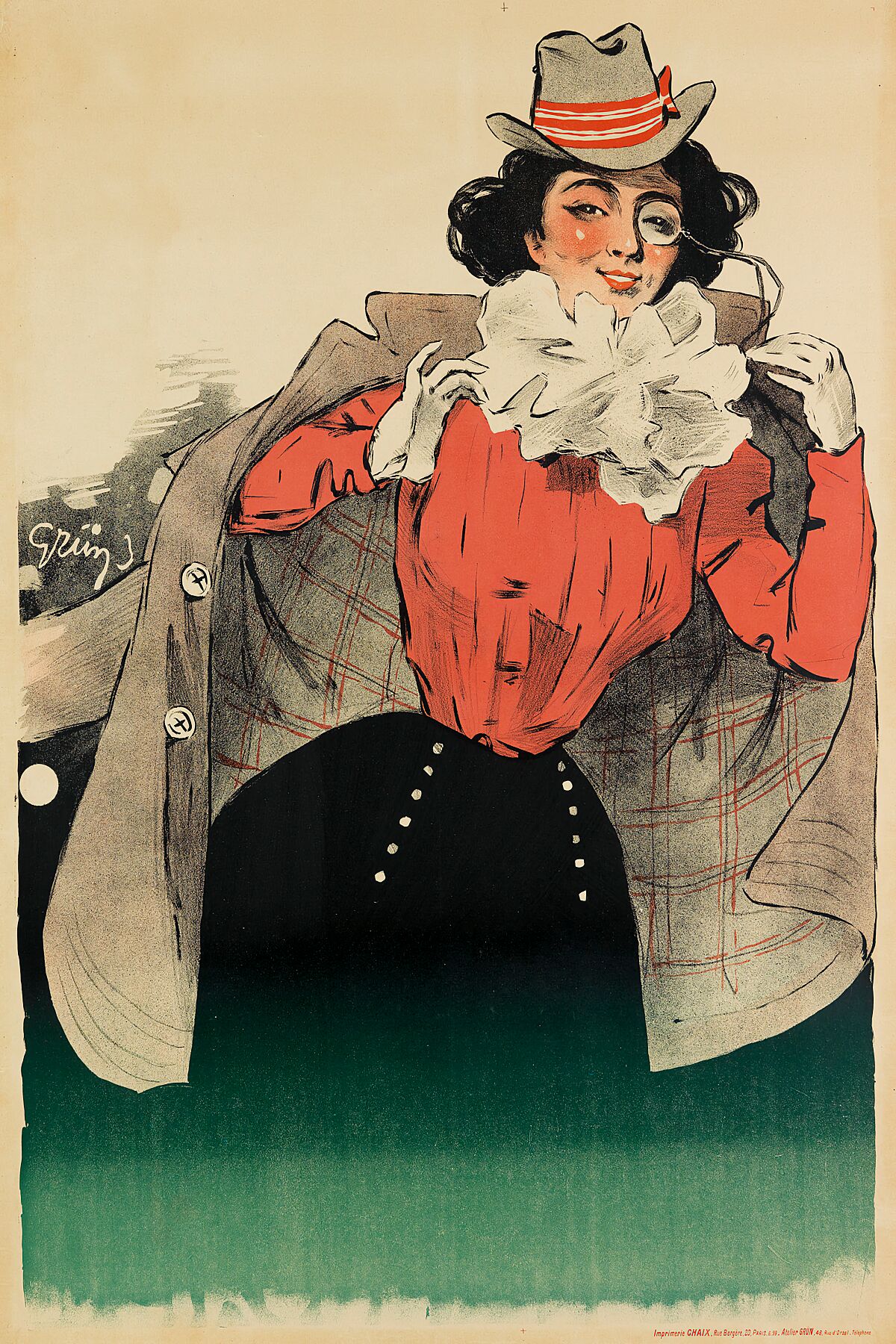 Au Grand Garage du Cirque Médrano by Jules-Alexandre Grün - 1899