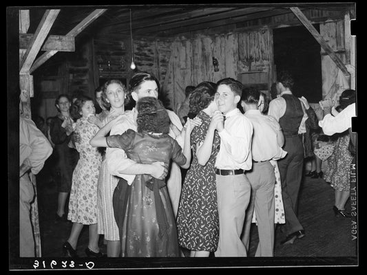 Fais-do-do dance near Crowley, Louisiana by Russell Lee - 1938