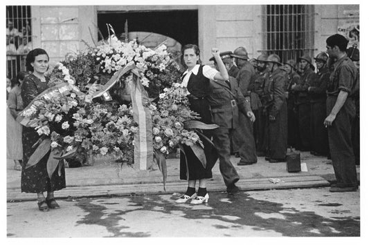 Funeral of Generl Lukacs, Valencia by Gerda Taro - June 16th, 1937