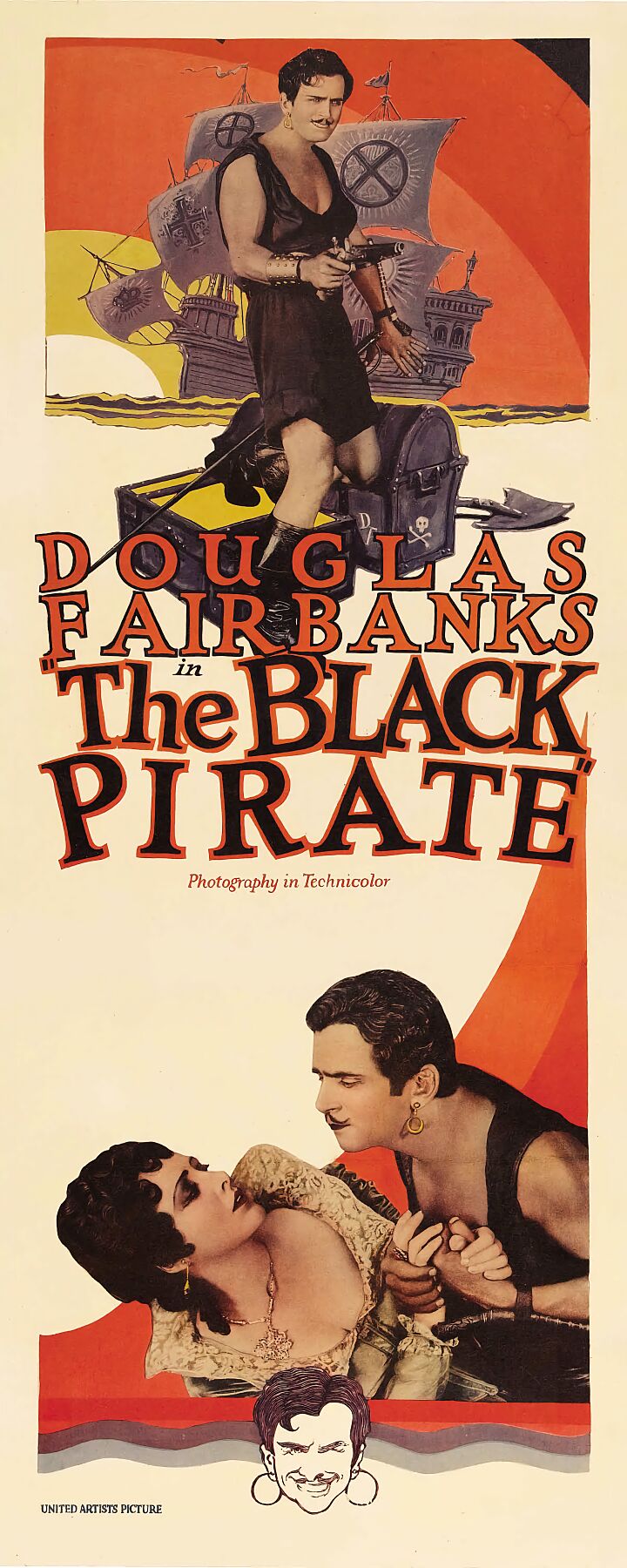 The Black Pirate is a 1926 US movie shot entirely in two-color Technicolor about an adventurer and a 'company' of pirates