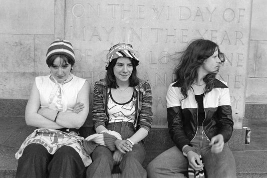 Three Female Manchester United Fans by Iain SP Reid - c. 1976