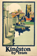 Kingston by tram by Frank Newbould - 1925