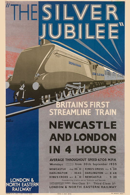 The Silver Jubilee Train by Frank Newbould - 1935